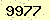 請輸入此驗證碼 : 9977