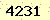 Please input CAPTCHA : 4231