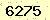 Please input CAPTCHA : 6275