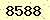 請輸入此驗證碼 : 8588