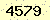 請輸入此驗證碼 : 4579