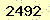 Please input CAPTCHA : 2492