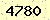 請輸入此驗證碼 : 4780