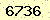 請輸入此驗證碼 : 6736